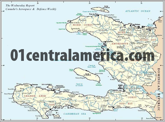 map of haiti. Map of Haiti