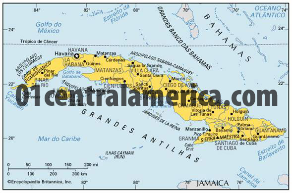 Cuba+map+varadero+havana