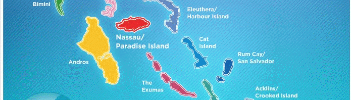 bahamas map islands