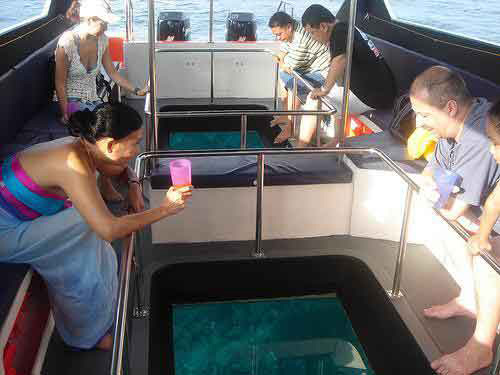 barbados glass boat