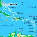 caribbean islands map