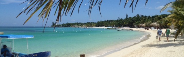 west bay beach honduras