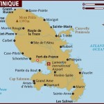 map martinique island
