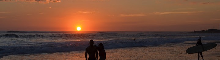 El Tunco beach El Salvador