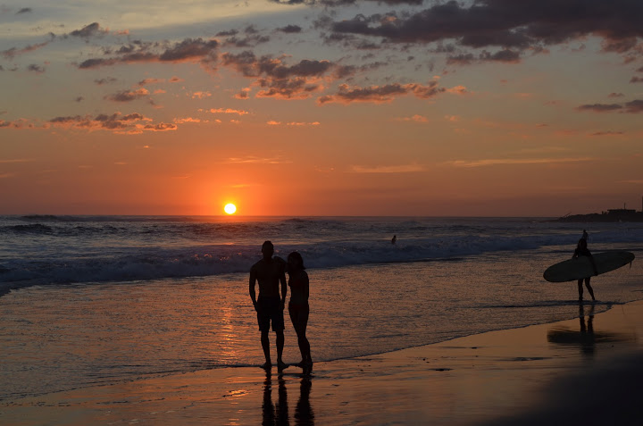 El Tunco beach El Salvador