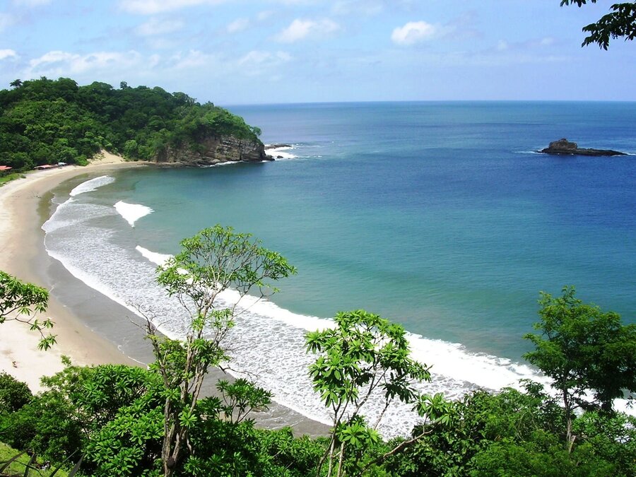Beach traveling Nicaragua
